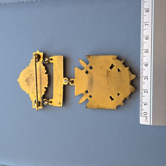 Cyrene Knights Templar Zanesville No 10 Medal Pin Badge Medallion - Picture 6 of 7